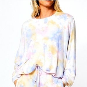 NWT Young Fabulous & Broke Juliette Tie Dye Pullover Large
